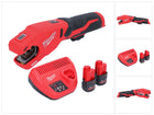 Milwaukee M12 PCSS-252 cordless stainless steel pipe cutter 12 V 12 - 28 mm + 2x rechargeable battery 2.5 Ah + charger