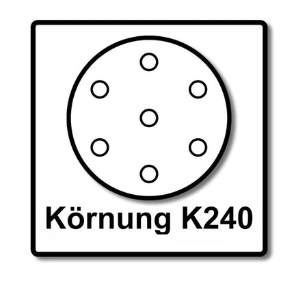 Makita BO 5031 Exzenterschleifer 300 Watt 125 mm + 50x Schleifpapier K240