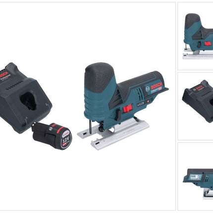 Bosch GST 12V-70 Seghetto alternativo professionale a batteria 12 V 70 mm + 1x batteria ricaricabile 2,0 Ah + caricabatterie