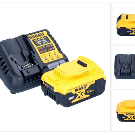 DeWalt DCB 1104 P1 Battery Starter Set 12 V / 18 V 1x battery 5.0 Ah + DCB 1104 charger