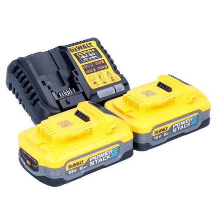 DeWalt DCB 1104 H2 Battery Starter Set 12 V / 18 V 2x Powerstack battery 5.0 Ah + DCB 1104 charger