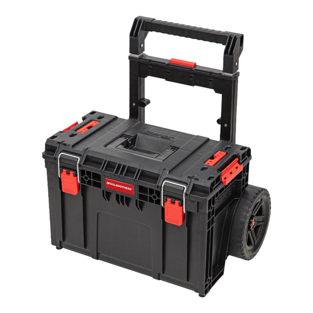 Toolbrothers RHINO XL Cart Plus ECO - Valigia portautensili mobile 37 l IP66 con doppio manico telescopico