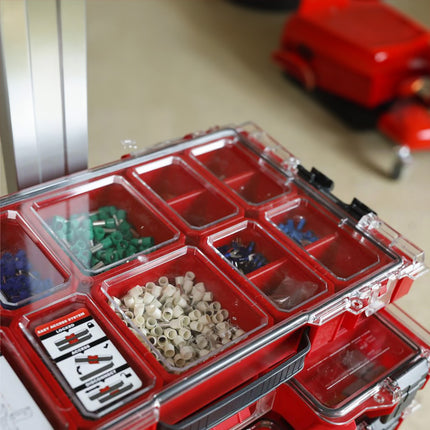 Toolbrothers RHINO L Organizer ULTRA altezza M scatole 5 l IP54 con scatole estraibili