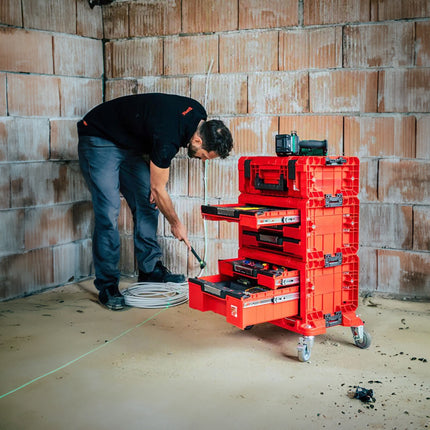 Toolbrothers RHINO L Drawer 3 ULTRA Organize+ con tre cassetti + scatole IP54