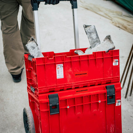 Toolbrothers RHINO XXL boîte à outils ULTRA Custom 35 l empilable avec séparateurs amovibles