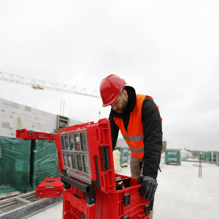 Toolbrothers RHINO XXL Mallette à outils ULTRA Handling+ hauteur M 15,4 l IP66 avec séparateurs amovibles + boîtes