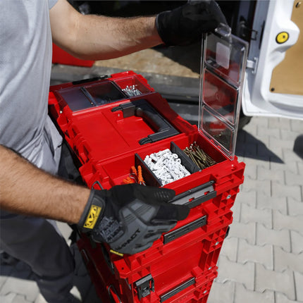 Toolbrothers RHINO XXL Mallette à outils ULTRA Comfort+ hauteur XL 52 l IP66 avec séparateurs amovibles