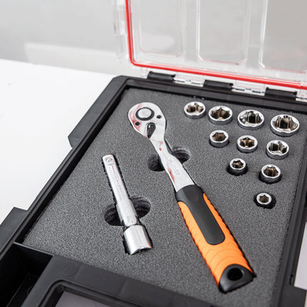 Toolbrothers RHINO XXL Organizer ECO Wysokość M Niestandardowy wielowarstwowy 2,5 l IP66