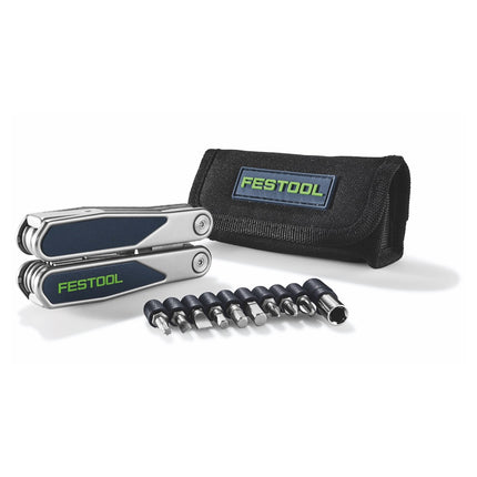Festool MT-FT1 Multitool 20 in 1 ( 577934 ) Pince / Coupe-fil / Lime / Tournevis / Ouvre-boîte / Décapsuleur / Sge / Brise-verre / Jeu d'embouts de RICHARTZ
