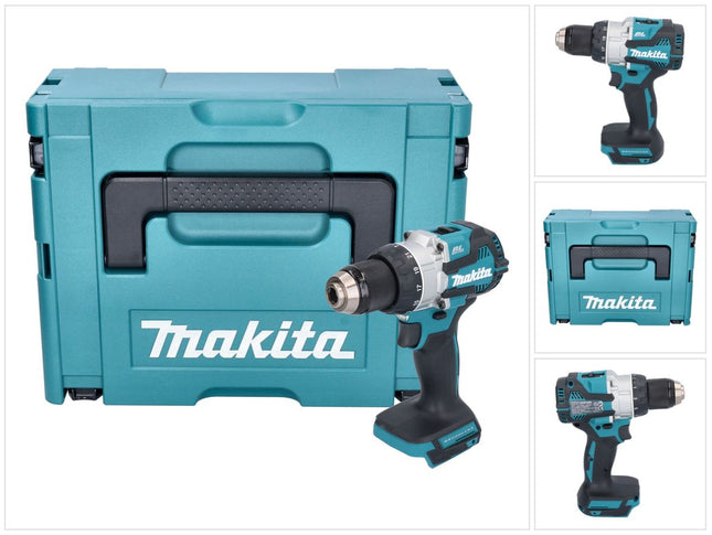 Taladro de percusión sin cable Makita DHP 489 ZJ 18 V 73 Nm sin escobillas + Makpac - sin batería, sin cargador