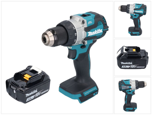 Taladro atornillador a batería Makita DDF 489 F1 18 V 73 Nm sin escobillas + 1x batería recargable 3,0 Ah - sin cargador
