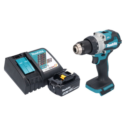 Taladro atornillador a batería Makita DDF 489 RM1 18 V 73 Nm sin escobillas + 1x batería recargable 4,0 Ah + cargador