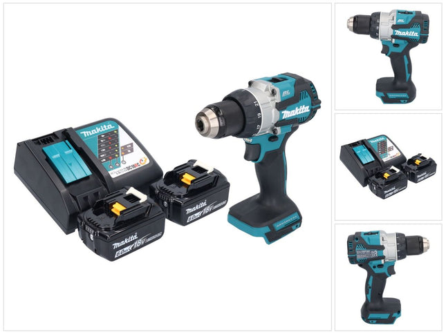 Taladro atornillador a batería Makita DDF 489 RG 18 V 73 Nm sin escobillas + 2x batería recargable 6,0 Ah + cargador