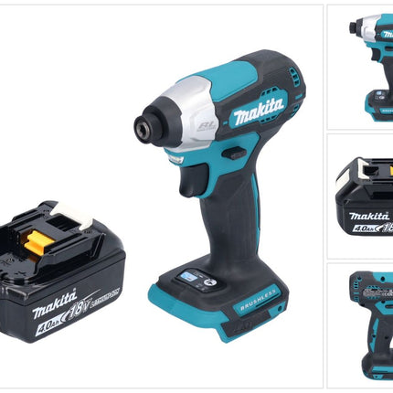 Avvitatore a impulsi a batteria Makita DTD 157 M1 18 V 140 Nm 1/4" brushless + 1x batteria ricaricabile 4,0 Ah - senza caricabatterie