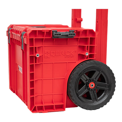 Qbrick System PRO Cart 2.0 Plus RED ULTRA HD sztaplowany 490 x 415 x 660 mm 29 l IP54 zdejmowany podwójny uchwyt teleskopowy