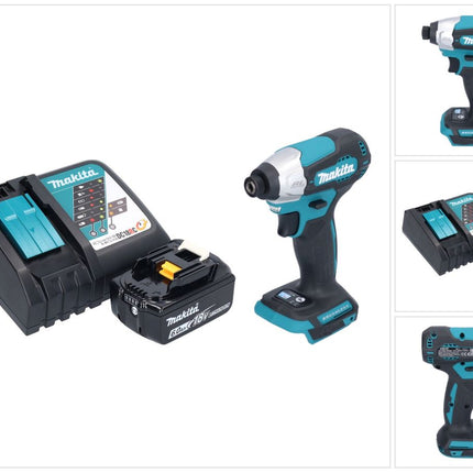 Makita DTD 157 RG1 Clé à choc sans fil 18 V 140 Nm 1/4'' Brushless + 1x batterie 6,0 Ah + chargeur