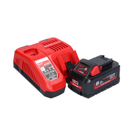 Sierra de mesa a batería Milwaukee M18 FTS210-801B 18 V 210 mm sin escobillas + 1x batería 8,0 Ah + cargador