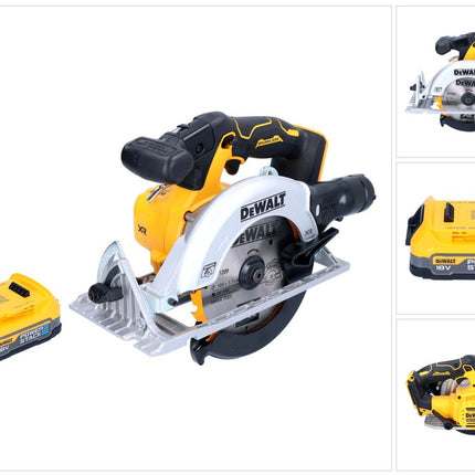 Sierra circular sin cable DeWalt DCS 565 N 18 V 165 mm sin escobillas + 1x batería Powerstack 1,7 Ah - sin cargador