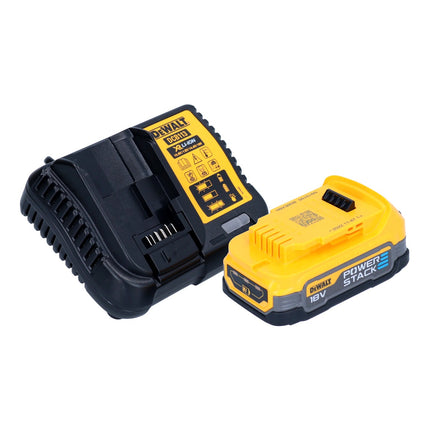 Sega circolare a batteria DeWalt DCS 565 E1 18 V 165 mm senza spazzole + 1x batteria Powerstack 1,7 Ah + caricabatterie