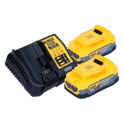 Sega circolare a batteria DeWalt DCS 565 E2 18 V 165 mm senza spazzole + 2x batteria Powerstack 1,7 Ah + caricabatterie