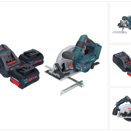 Bosch GKS 18V-57-2 Professional cordless circular saw 18 V 165 mm brushless + 2x ProCORE battery 8.0 Ah + charger