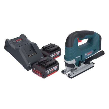 Bosch GST 18V-125 B Sierra de calar profesional sin cable 18 V 125 mm sin escobillas + 2x acumulador 4,0 Ah + cargador