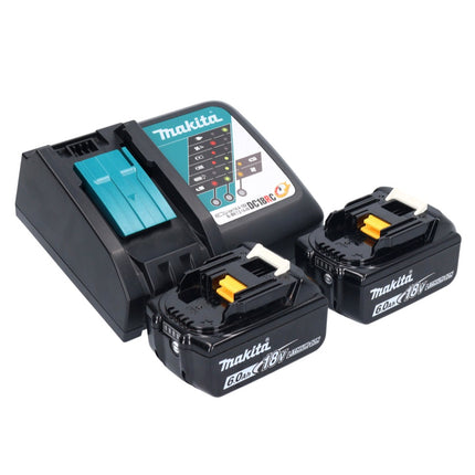 Makita DUC 150 RG2 Motosierra sin cable 18 V 15 cm sin escobillas + 2x batería 6,0 Ah + cargador