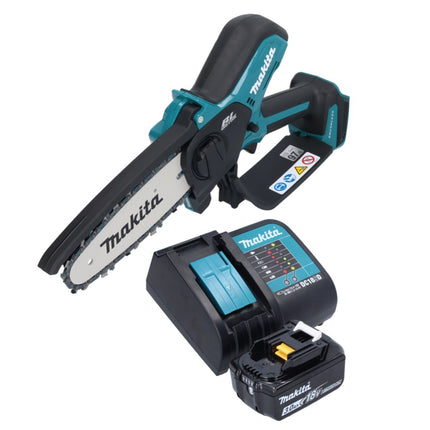 Motosega a batteria Makita DUC 150 SF 18 V 15 cm brushless + 1x batteria 3,0 Ah + caricabatterie