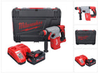Milwaukee M18 BLHX-801X cordless combihammer 18 V 2.3 J Brushless + 1x battery 8.0 Ah + charger + HD box