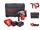 Milwaukee M18 BLHX-802X cordless combihammer 18 V 2.3 J brushless + 2x battery 8.0 Ah + charger + HD box