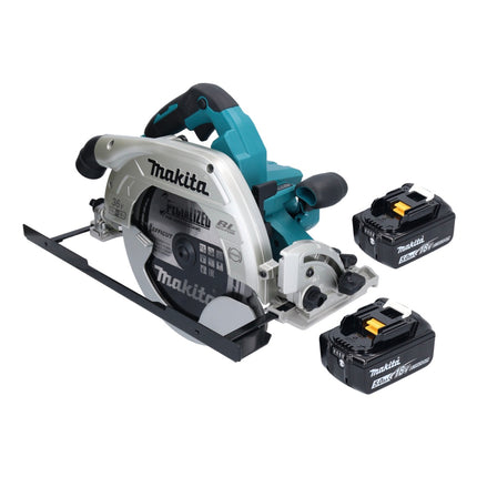 Makita DHS 900 T2U Akumulatorowa pilarka tarczowa 36 V ( 2x 18 V ) 235 mm bezszczotkowa + 2x akumulator 5,0 Ah + adapter Bluetooth - bez ładowarki