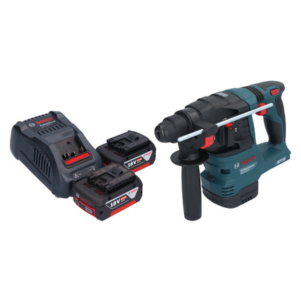 Bosch GBH 18V-22 Professional cordless hammer drill 18 V 1.9 J SDS Plus Brushless + 2x rechargeable battery 5.0 Ah + charger