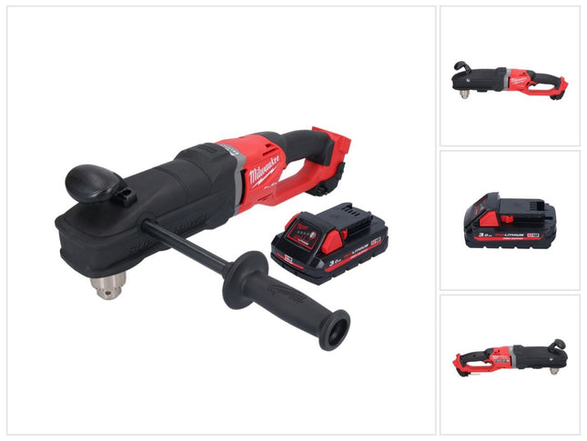 Milwaukee M18 FRAD2-301 Perceuse d'angle sans fil 18 V 122 Nm Brushless + 1x batterie 3,0 Ah - sans chargeur