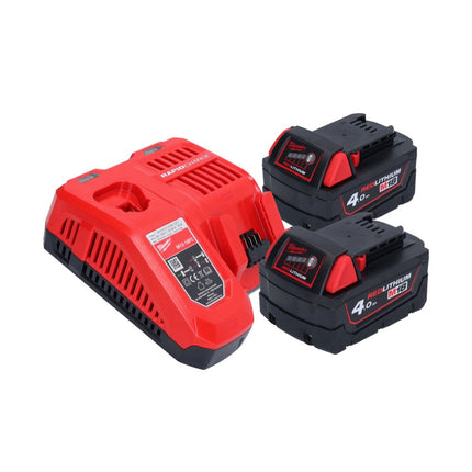 Milwaukee M18 FAP180-402 Polerka akumulatorowa 18 V 180 mm bezszczotkowa + 2x akumulator 4,0 Ah + ładowarka