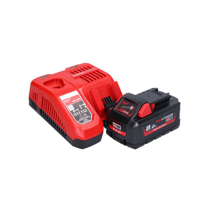 Pulidora a batería Milwaukee M18 FAP180-801 18 V 180 mm sin escobillas + 1x batería 8,0 Ah + cargador