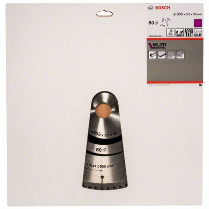 BOSCH Hoja de sierra circular Ø exterior 305 mm Número de dientes 80 HLTCG ( 4000909153 )