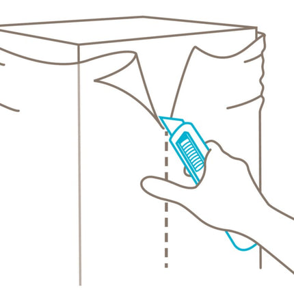 MARTOR Couteau de sécurité SECUNORM 500 L. 143 mm l. 16 mm H. 36 mm ( 4000818066 )