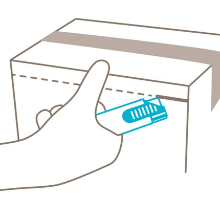 Cuchillo de seguridad MARTOR SECUNORM HANDY Nº 445 Longitud 100 mm Anchura 7,8 mm Altura 25,5 mm ( 4000817784 )