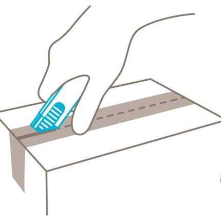 Coltello di sicurezza MARTOR SECUNORM HANDY N. 444 Lunghezza 100 mm Larghezza 7,8 mm Altezza 25,5 mm ( 4000817780 )