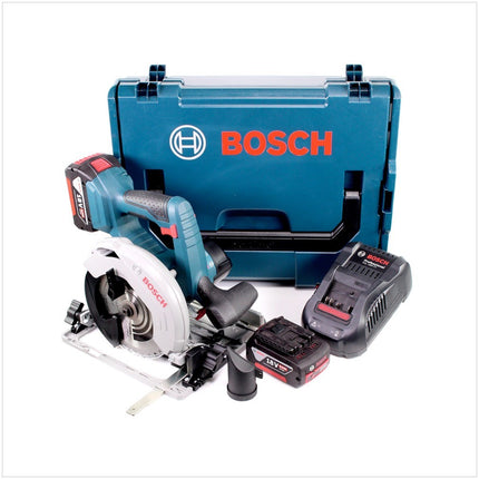 Bosch GKS 18V-57 G Akku Kreissäge 18V 165 mm + 2x Akku 6,0Ah + Ladegerät + L-Boxx - Toolbrothers