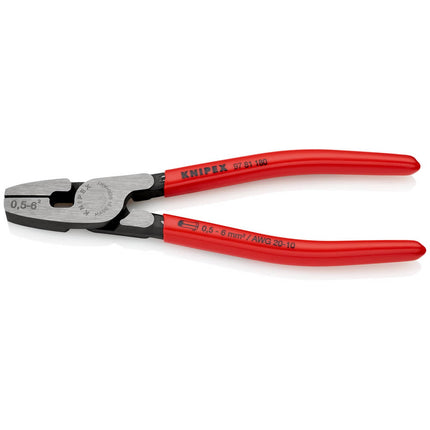 Szczypce do zaciskania końcówek przewodów KNIPEX o długości całkowitej 180 mm ( 4000810446 )