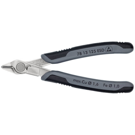 KNIPEX Electronics diagonal cutters Super-Knips(R) length 125 mm shape 1 ( 4000810520 )