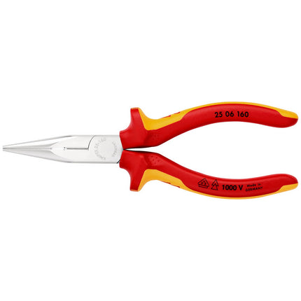 KNIPEX Pinza a becchi tondi DIN ISO 5745 Lunghezza 160 mm piatta/arrotondata diritta ( 4000810325 )
