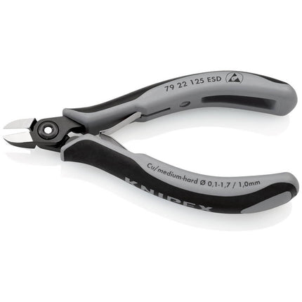 KNIPEX Pince coupante électronique de précision  longueur 125 mm forme 2 ( 4000810830 )