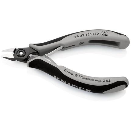 KNIPEX Pince coupante électronique de précision  longueur 125 mm forme 4 ( 4000810832 )