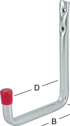 VORMANN Crochet mural en U sans gommage Saillie 250 mm ( 3000273043 )