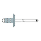 GESIPA rivetto cieco PolyGrip(R) gambo del rivetto d x l 3,2 x 8 mm K9,5 ( 4000813560 )