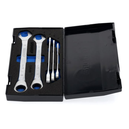 GEDORE ratchet spanner set 7R-005 5-piece spanner widths 8-19 mm ( 4000821988 )