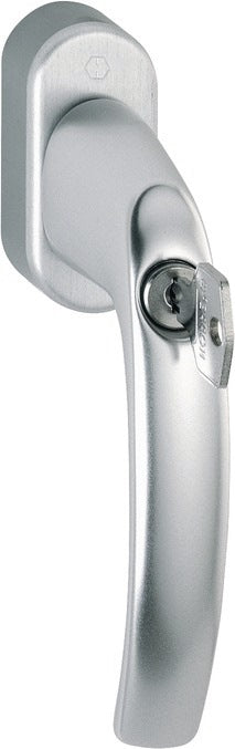 Manilla de ventana HOPPE Atlanta 0530S/US952 Aluminio F1 / color natural ( 3000203977 )