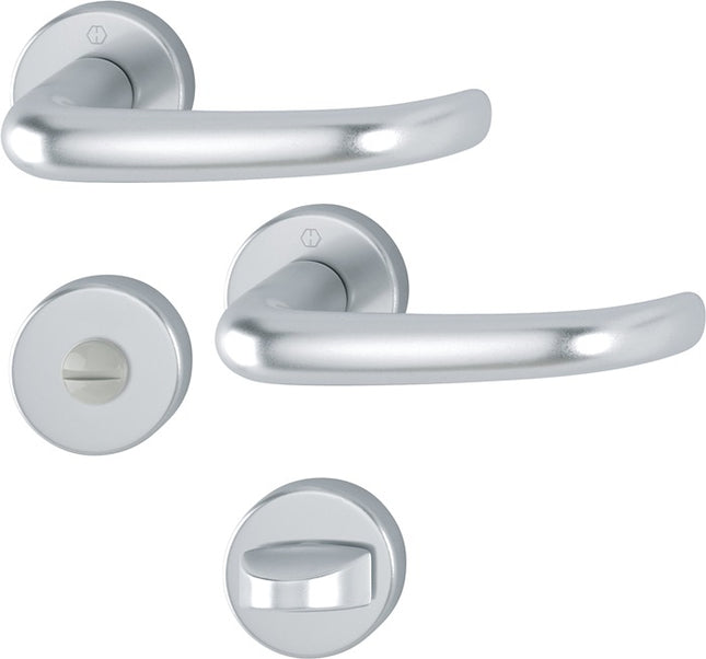 HOPPE Escutcheon set San Francisco 1301/42KV/42KVS Aluminium F1 ( 3000202002 )